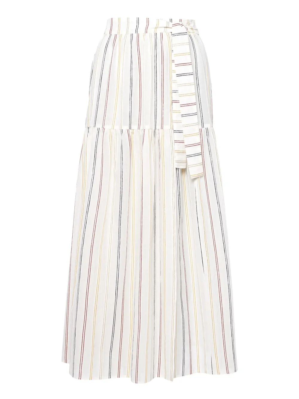 Ярусная юбка макси Brillante в полоску ERES, белый
Ярусная юбка макси Brillante в полоску ERES, белый