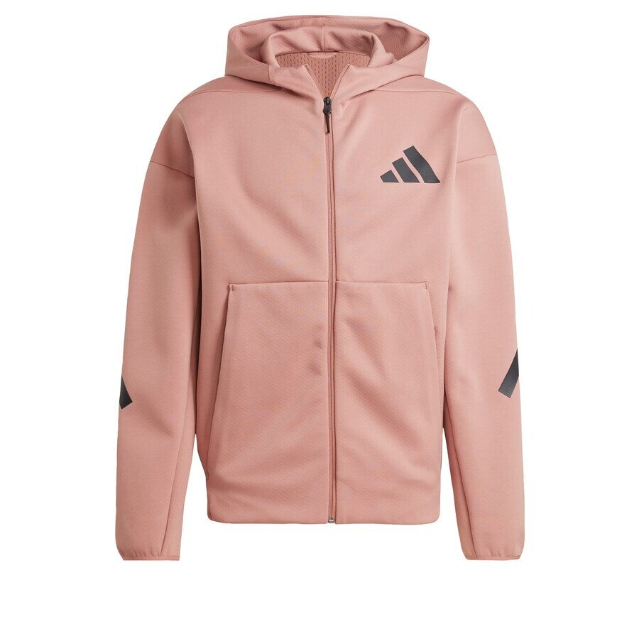 Свитер с капюшоном на молнии ADIDAS SPORTSWEAR Athletic Zip-Up Hoodie, цвет pastel red 
Свитер с капюшоном на молнии ADIDAS SPORTSWEAR Athletic Zip-Up Hoodie, цвет pastel red