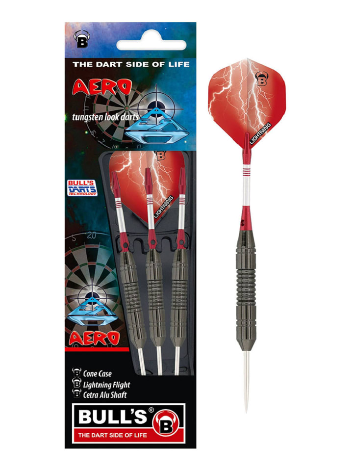 BULLS Набор дротиков Steeldarts Aero Brass Darts Darts Set для начинающих, цвет «красная молния»
BULLS Набор дротиков Steeldarts Aero Brass Darts Darts Set для начинающих, цвет «красная молния»