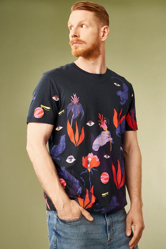 Хлопковая футболка Medicine, темно-синий
Хлопковая футболка Medicine, темно-синий