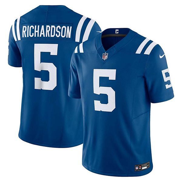 Мужская футболка Anthony Richardson Indianapolis Colts Vapor FUSE Limited Nike
Мужская футболка Anthony Richardson Indianapolis Colts Vapor FUSE Limited Nike