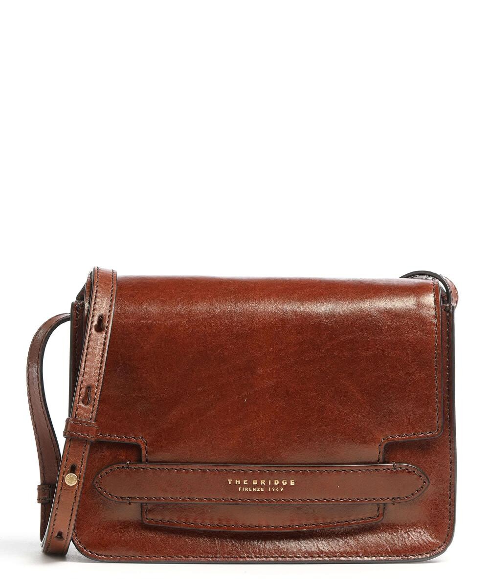 Сумка через плечо Lucrezia из гладкой яловой кожи. The Bridge, коричневый
Сумка через плечо Lucrezia из гладкой яловой кожи. The Bridge, коричневый