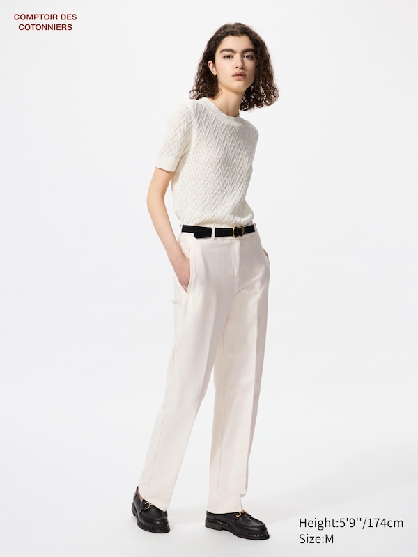 Узкие прямые брюки из твилового джерси Uniqlo, розовый
Узкие прямые брюки из твилового джерси Uniqlo, розовый