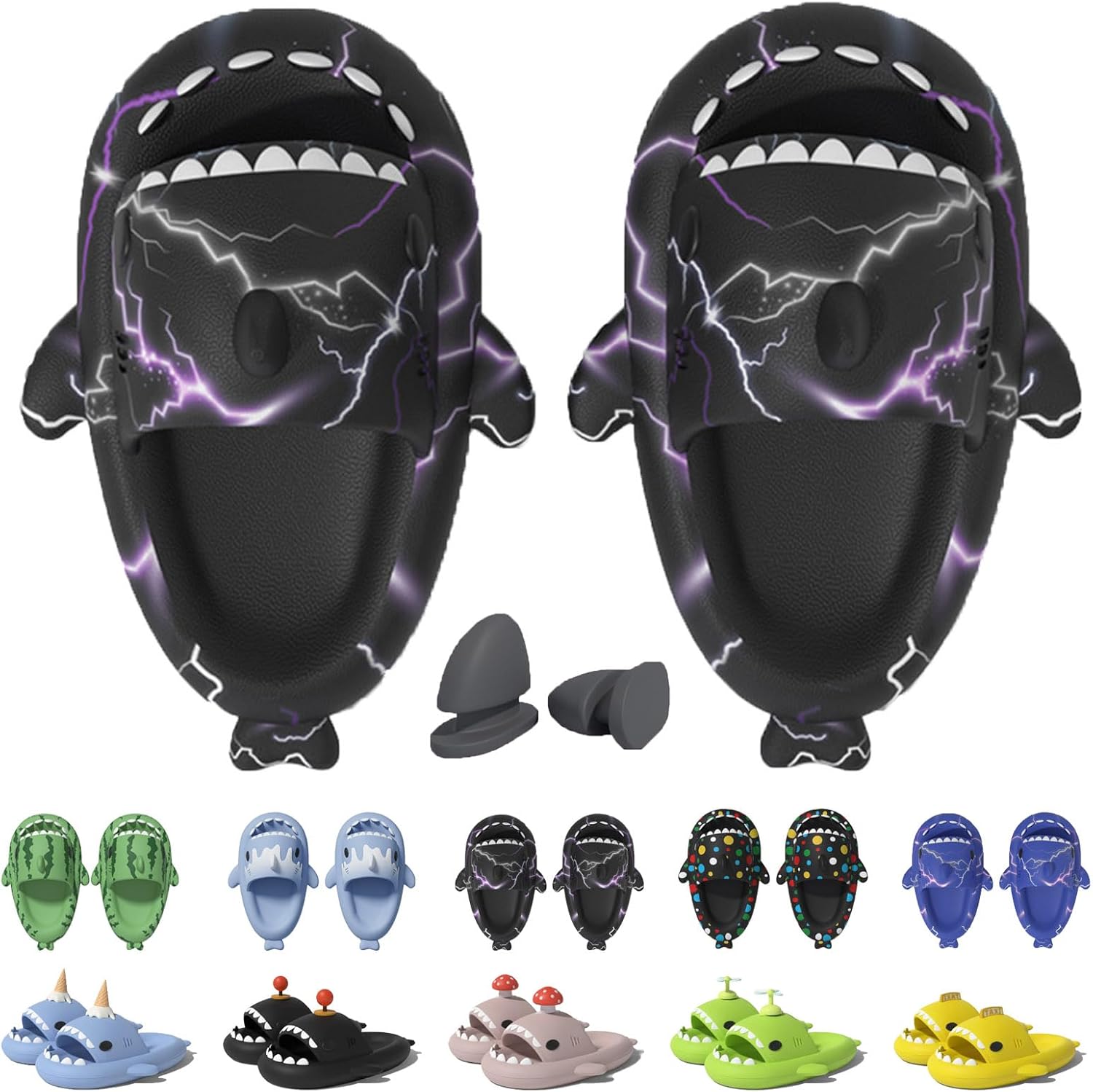 Шлепанцы в форме акулы в рожке мороженого Jfxgjuv, черный
Шлепанцы в форме акулы в рожке мороженого Jfxgjuv, черный