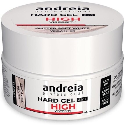 Андрея Профессиональный твердый гель для ногтей, двухфазный 2 в 1, светодиодный и УФ-гель для наращивания ногтей, высокая вязкость для крепких ногтей, кончиков и наращивания, цветной блеск, мягкий белый, 22 г Andreia
Андрея Профессиональный твердый гель для ногтей, двухфазный 2 в 1, светодиодный и УФ-гель для наращивания ногтей, высокая вязкость для крепких ногтей, кончиков и наращивания, цветной блеск, мягкий белый, 22 г Andreia