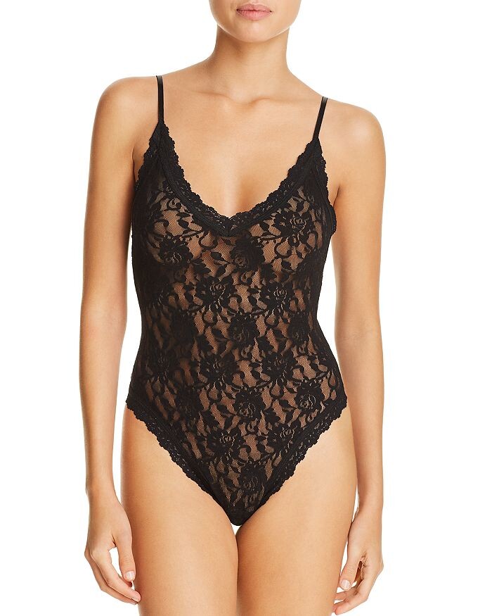 Кружевное боди Hanky Panky со стрингами на спине Hanky Panky, черный
Кружевное боди Hanky Panky со стрингами на спине Hanky Panky, черный