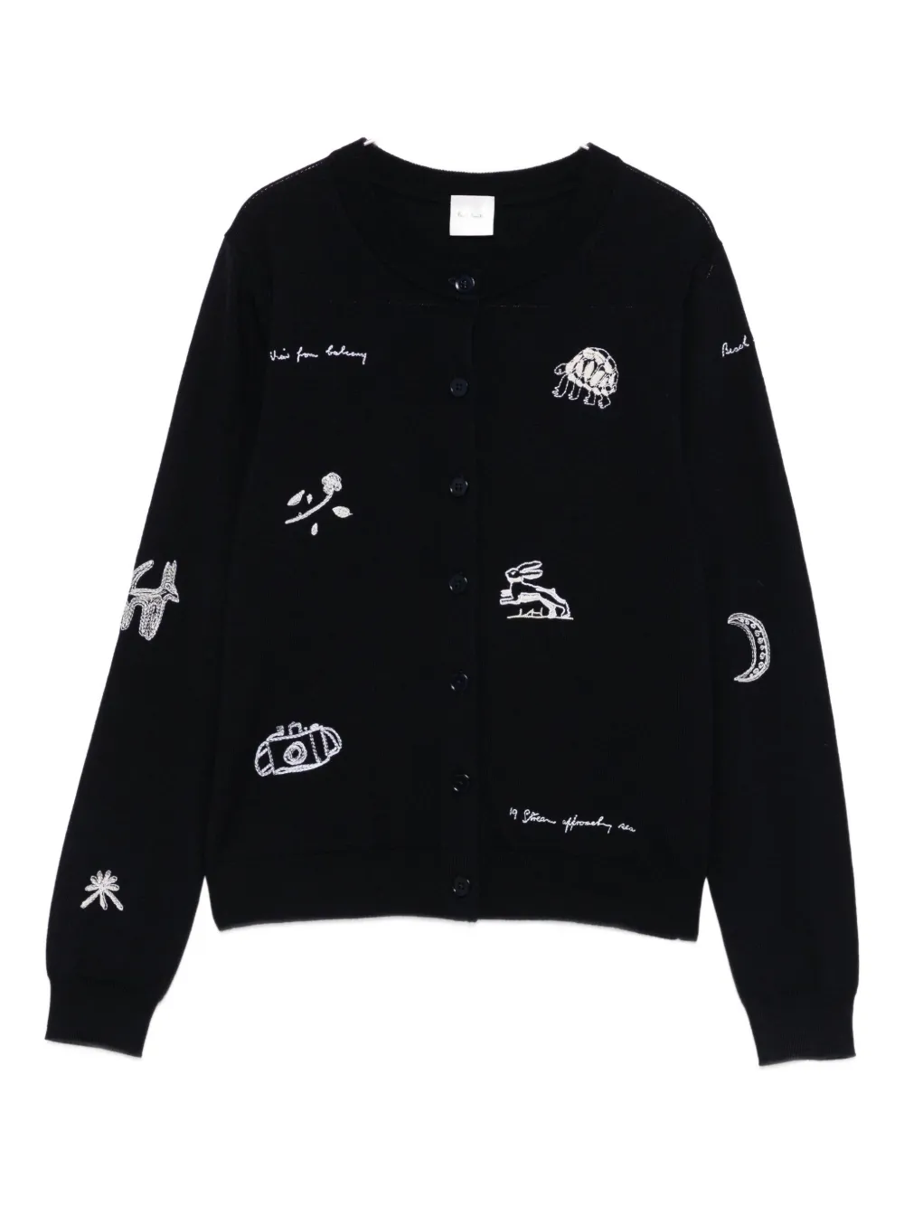 Кардиган с вышивкой Paul Smith, черный
Кардиган с вышивкой Paul Smith, черный