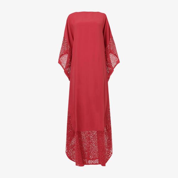 Платье-кафтан Leem с лазерной резкой, красный
Платье-кафтан Leem с лазерной резкой, красный