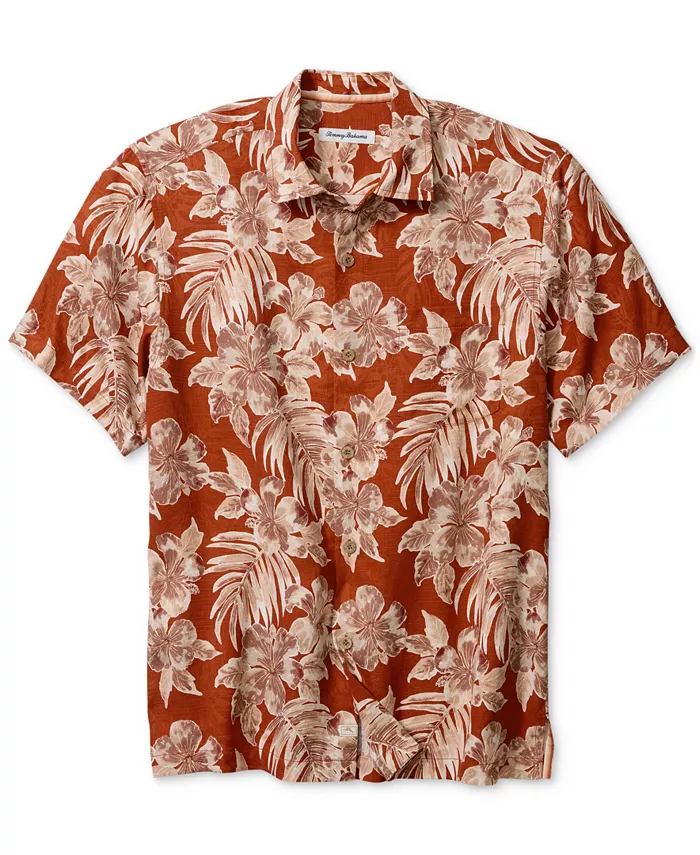 Мужская рубашка на пуговицах с цветочным принтом Ravello Blooms из шелка, классический крой Tommy Bahama, оранжевый
Мужская рубашка на пуговицах с цветочным принтом Ravello Blooms из шелка, классический крой Tommy Bahama, оранжевый