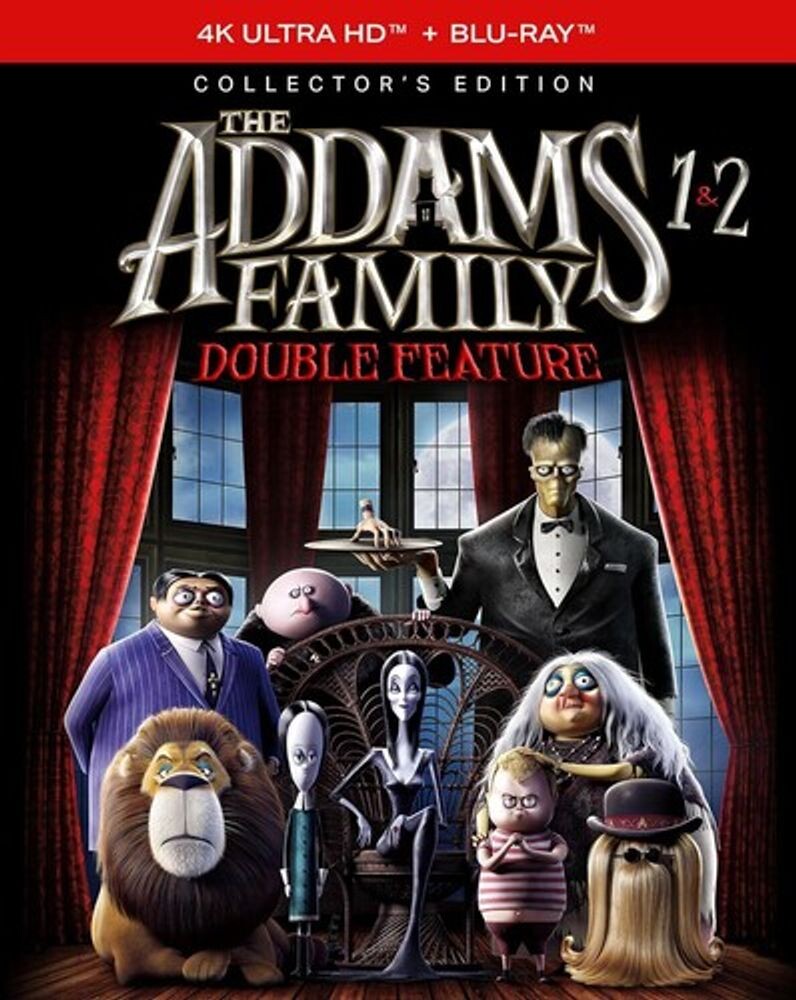 Диск 4K UHD The Addams Family 1 & 2 (Collector's Edition)
Диск 4K UHD The Addams Family 1 & 2 (Collector's Edition)