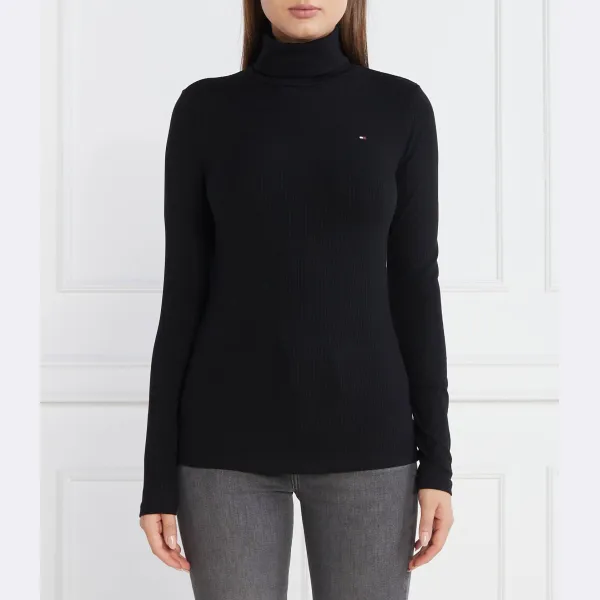 Водолазка приталенного кроя 5x2 в рубчик nk ls Tommy Hilfiger, черный
Водолазка приталенного кроя 5x2 в рубчик nk ls Tommy Hilfiger, черный