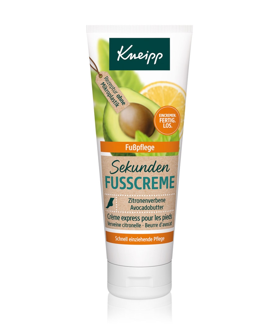 Крем для ног Kneipp Sekunden-Fußcreme Zitronenverbene - Avocadobutter, 75 ml 
Крем для ног Kneipp Sekunden-Fußcreme Zitronenverbene - Avocadobutter, 75 ml