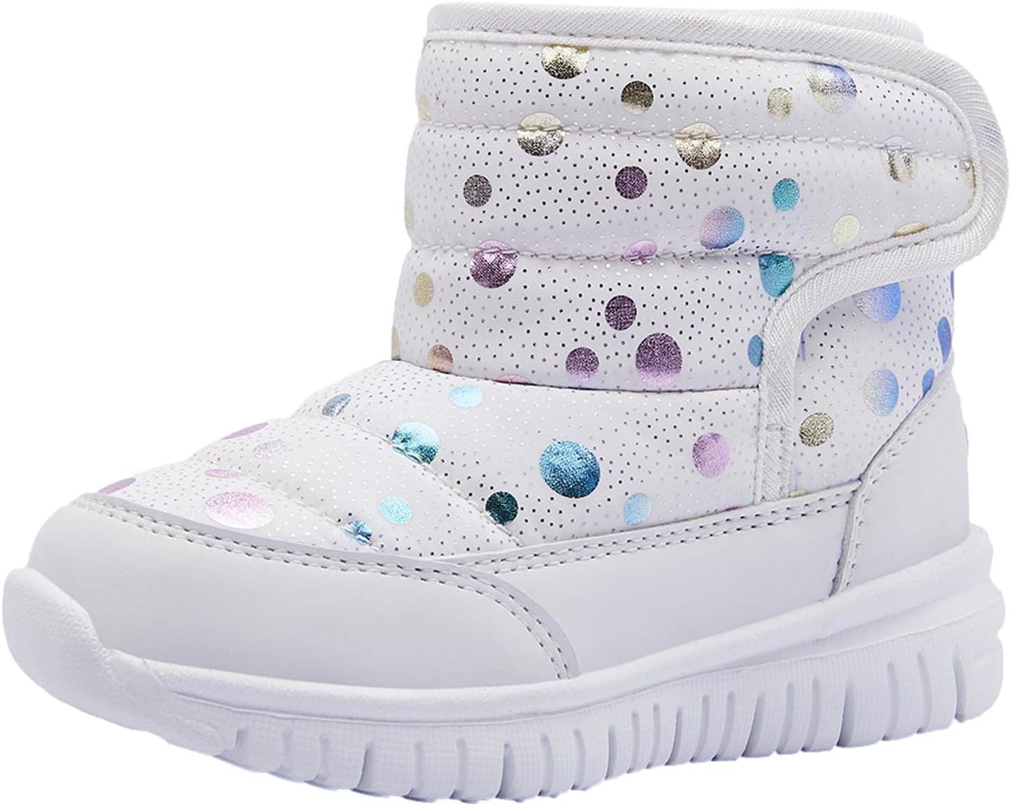 Зимние теплые толстые снегоступы для девочек с пушистой подкладкой, лыжные ботинки до щиколотки, для холодной погоды, спортивные уличные ботинки Generic, White
Зимние теплые толстые снегоступы для девочек с пушистой подкладкой, лыжные ботинки до щиколотки, для холодной погоды, спортивные уличные ботинки Generic, White