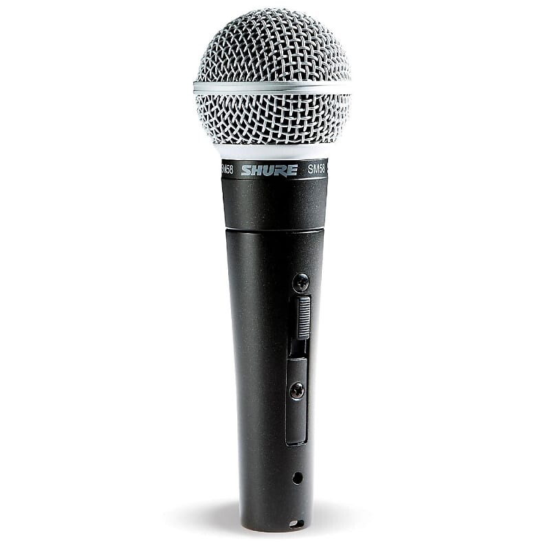 Динамический вокальный микрофон Shure SM58S Handheld Cardioid Dynamic Microphone with On / Off Switch