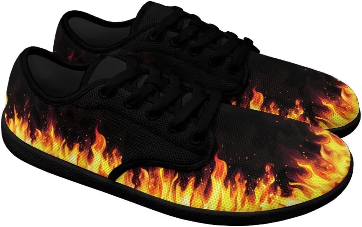 Мужские кроссовки для ходьбы с широкой пяткой и пальцами, нулевая разница в подошве, минималистичные повседневные, дышащие сетчатые, без шнурков Pointodoor, Fire Flame
Мужские кроссовки для ходьбы с широкой пяткой и пальцами, нулевая разница в подошве, минималистичные повседневные, дышащие сетчатые, без шнурков Pointodoor, Fire Flame