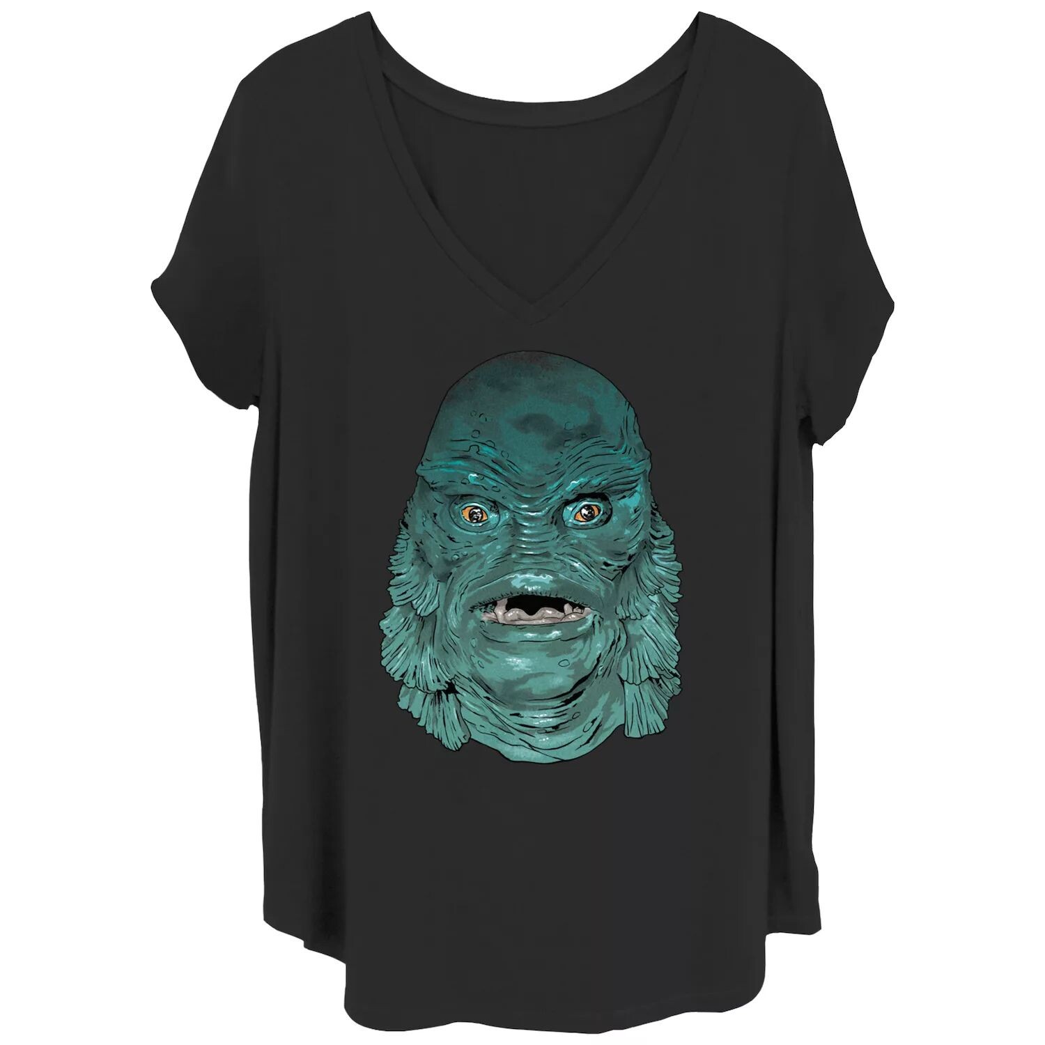 Универсальная футболка больших размеров для юниоров Monsters Creature From The Black Lagoon Face Licensed Character
Универсальная футболка больших размеров для юниоров Monsters Creature From The Black Lagoon Face Licensed Character