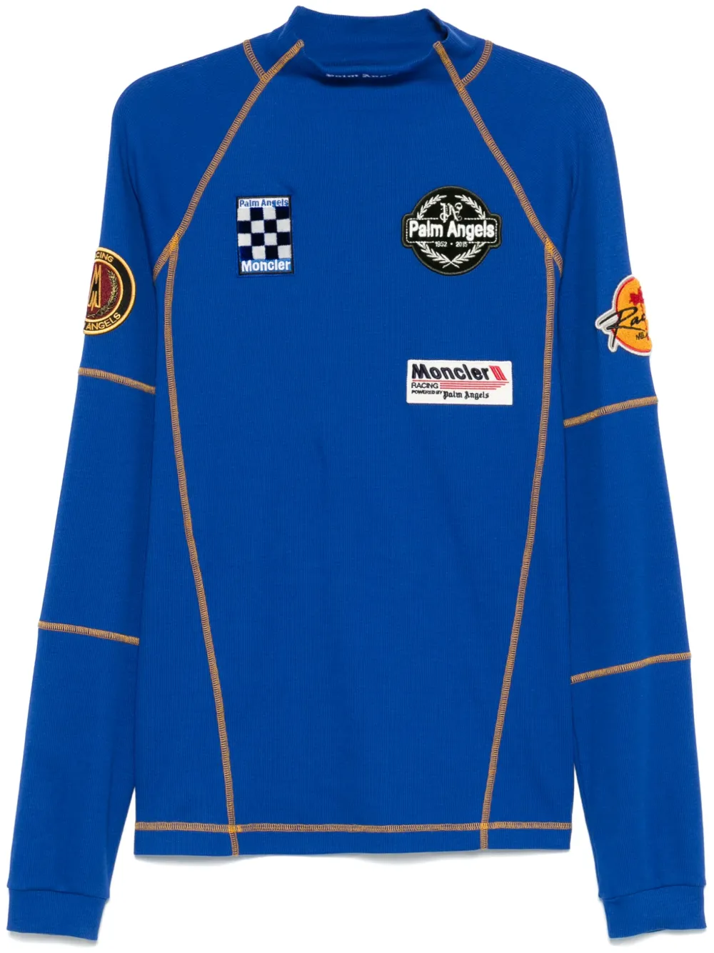 Футболка с нашивкой Palm Angels X Moncler, синий
Футболка с нашивкой Palm Angels X Moncler, синий