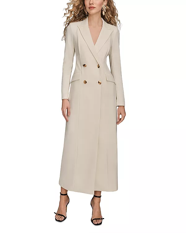 Платье-Пальто из крепа Donna Karan, бежевый
Платье-Пальто из крепа Donna Karan, бежевый