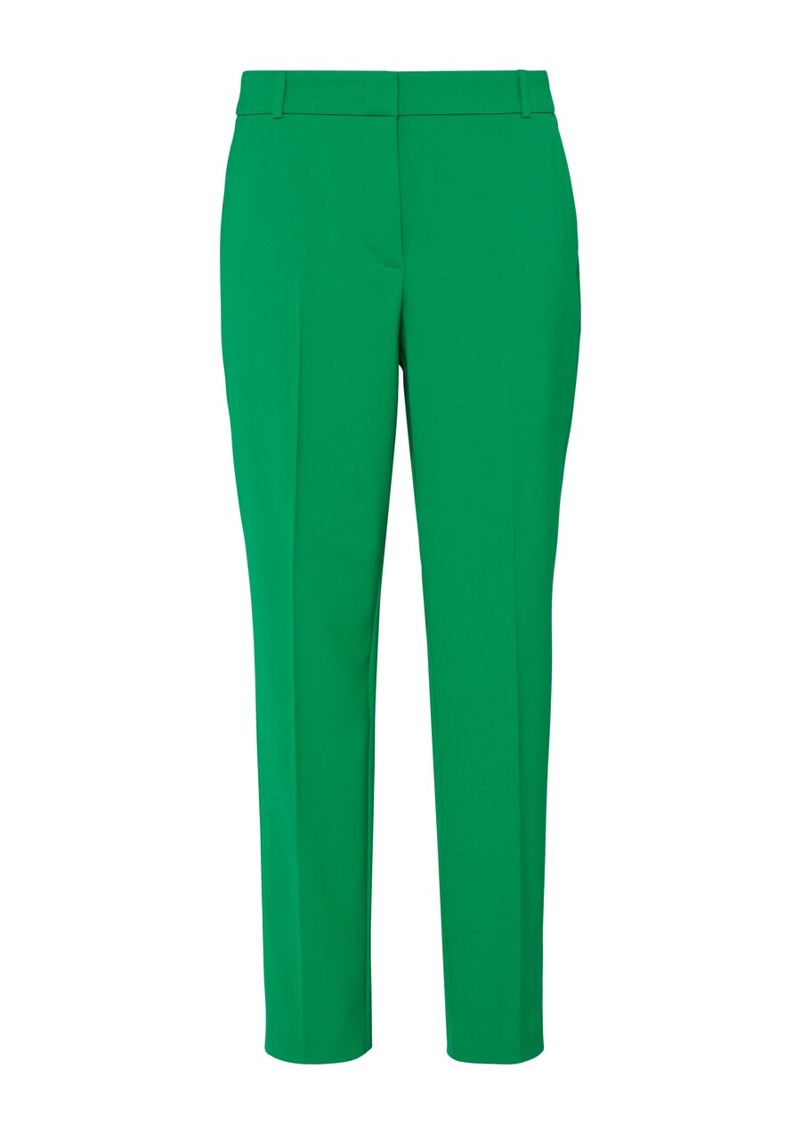 Зауженные плиссированные брюки COMMA, зеленый
Зауженные плиссированные брюки COMMA, зеленый