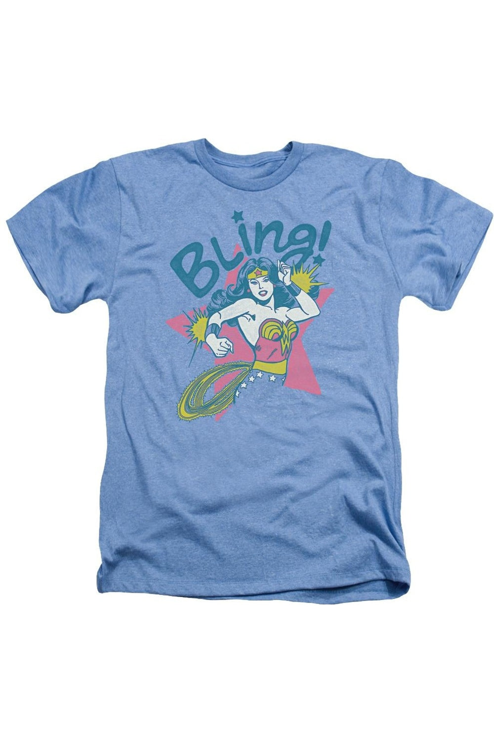 DC Comics Bling Adult Heather футболка / футболка Gildan, светло-голубой
DC Comics Bling Adult Heather футболка / футболка Gildan, светло-голубой