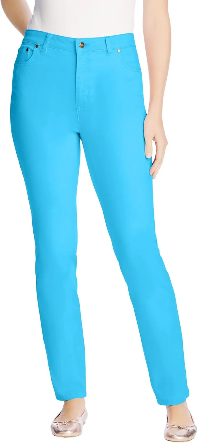 Woman Within Plus Size прямые джинсы Stretch Denim с пятью карманами
Woman Within Plus Size прямые джинсы Stretch Denim с пятью карманами