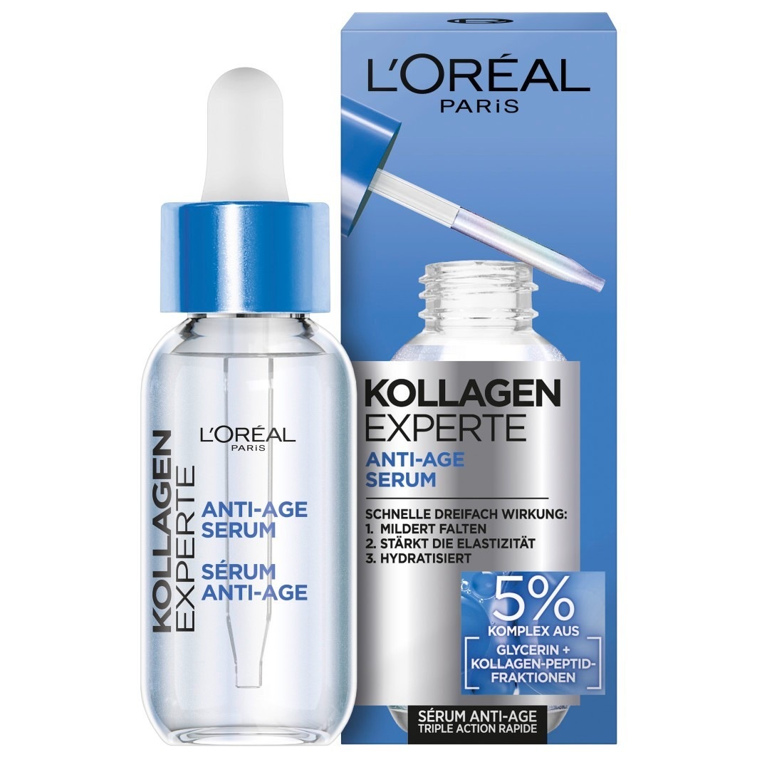 Сыворотка для лица kollagen experte Loreal Paris, объем 30 мл
Сыворотка для лица kollagen experte Loreal Paris, объем 30 мл