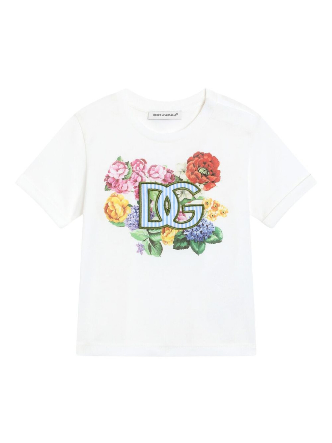 Dolce & Gabbana Kids футболка с вышитым логотипом, белый
Dolce & Gabbana Kids футболка с вышитым логотипом, белый