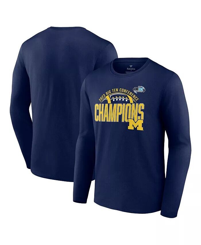 Футболка мужская темно-синяя Michigan Wolverines 2023 Big Ten Football Conference Champions с длинным рукавом Fanatics
Футболка мужская темно-синяя Michigan Wolverines 2023 Big Ten Football Conference Champions с длинным рукавом Fanatics