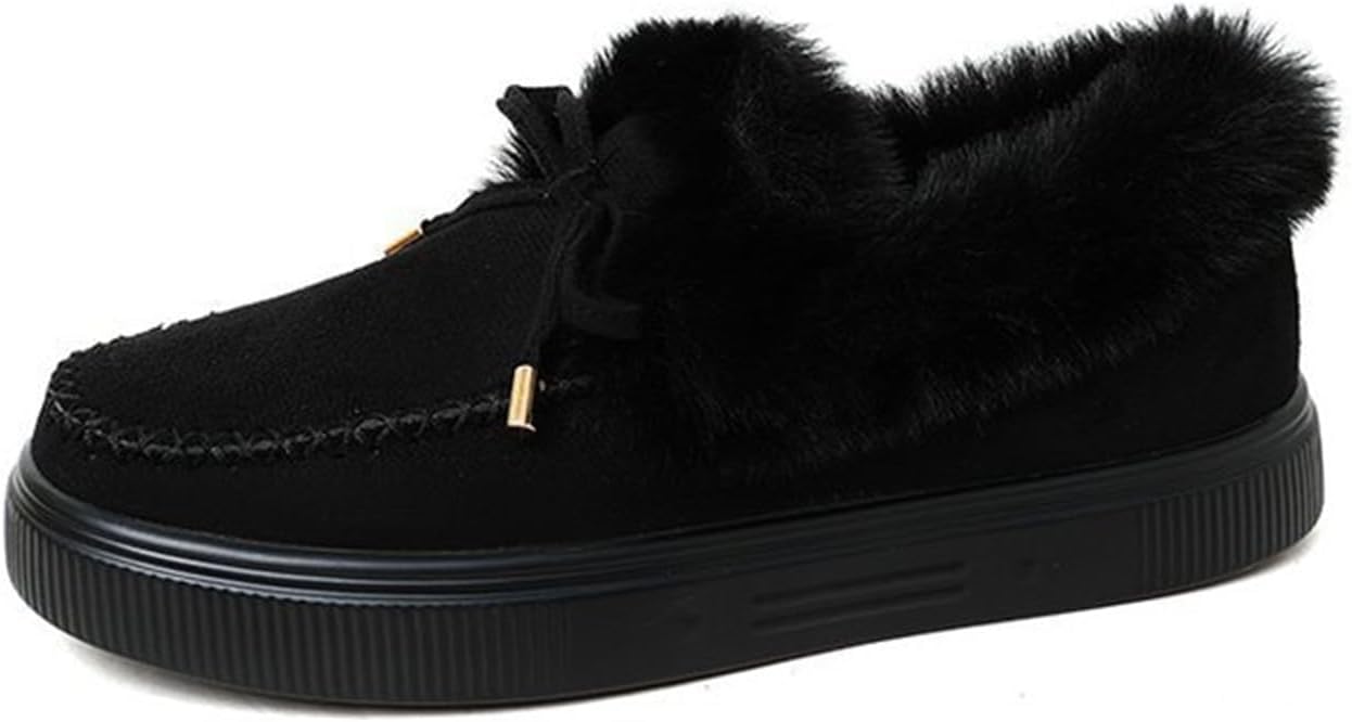 Женские зимние снежные ботинки, утепленные мехом ботильоны, короткие ботинки на молнии, легкая водонепроницаемая зимняя обувь, толстая плюшевая платформа, повседневные лоферы, удобная обувь для прогулок дома и на улице Rianclud, черный
Женские зимние снежные ботинки, утепленные мехом ботильоны, короткие ботинки на молнии, легкая водонепроницаемая зимняя обувь, толстая плюшевая платформа, повседневные лоферы, удобная обувь для прогулок дома и на улице Rianclud, черный