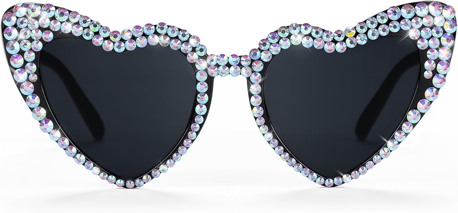 Солнцезащитные очки Etercycle в форме сердца, модные солнцезащитные очки в форме сердца для вечеринки, черные очки со стразами, подарок на помолвку для женщин, сувенир для девичника, Black
Солнцезащитные очки Etercycle в форме сердца, модные солнцезащитные очки в форме сердца для вечеринки, черные очки со стразами, подарок на помолвку для женщин, сувенир для девичника, Black