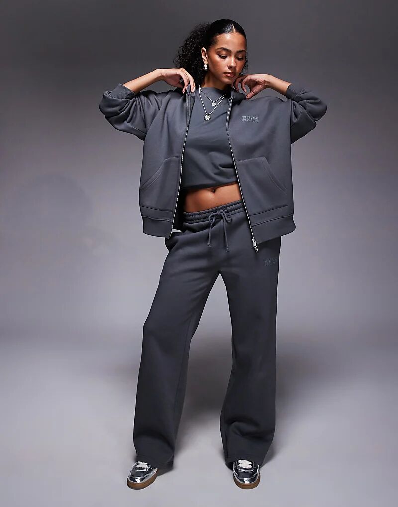 Толстовка Kaiia из хлопка с логотипом hotfix, на молнии, темно-серого цвета
Толстовка Kaiia из хлопка с логотипом hotfix, на молнии, темно-серого цвета