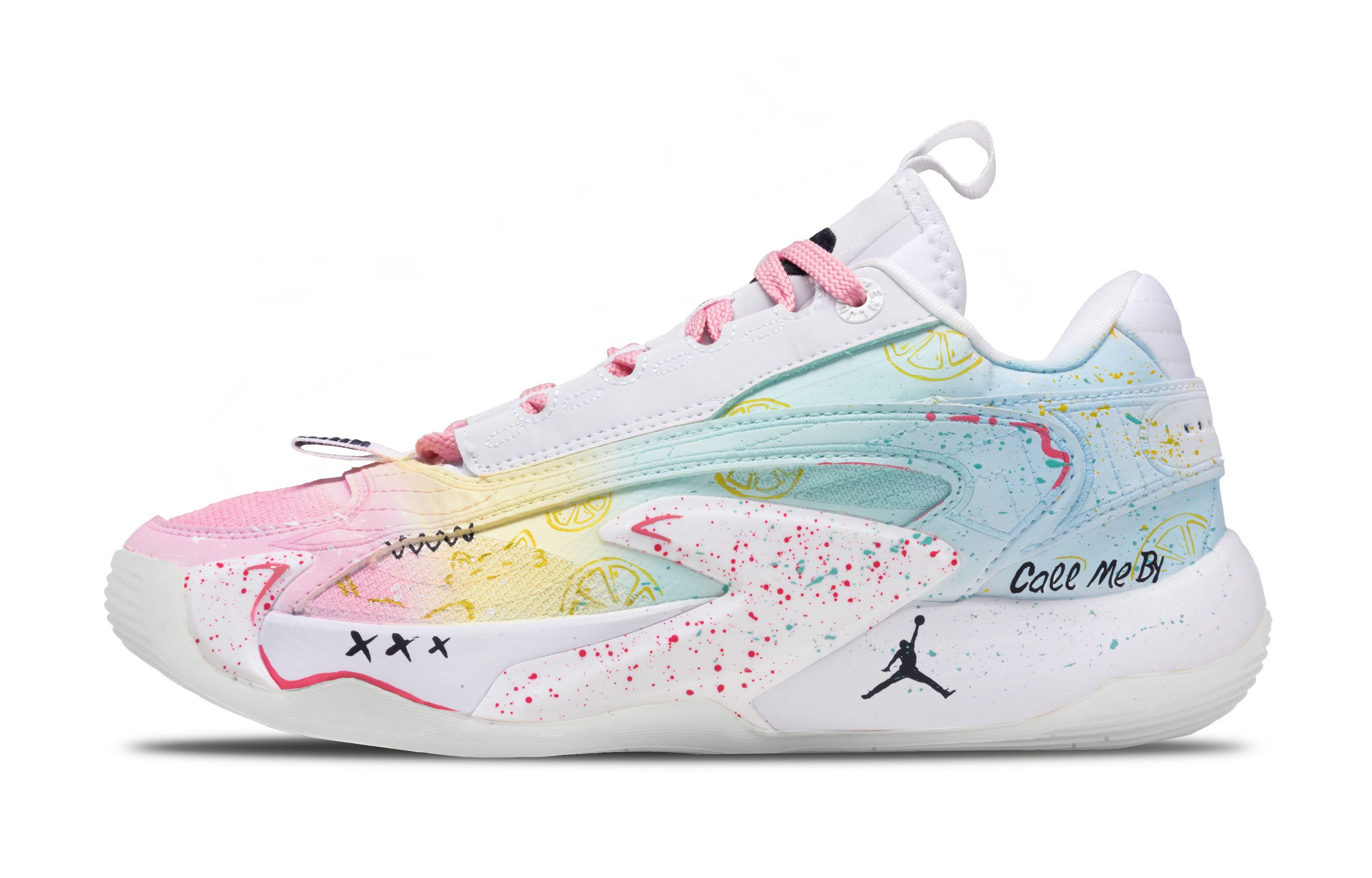 Jordan Баскетбольные кроссовки Luka 2 Funi Summer Morning Wave с низким верхом, устойчивые к истиранию, мужские, белые, розовые, синие, желтые
Jordan Баскетбольные кроссовки Luka 2 Funi Summer Morning Wave с низким верхом, устойчивые к истиранию, мужские, белые, розовые, синие, желтые