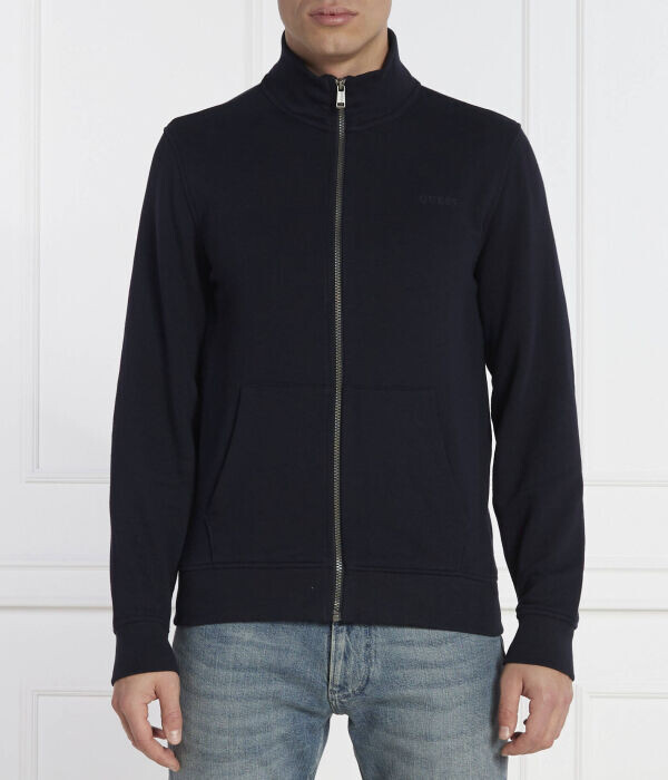 Толстовка мужская Guess Jeans однотонная на молнии, синий
Толстовка мужская Guess Jeans однотонная на молнии, синий