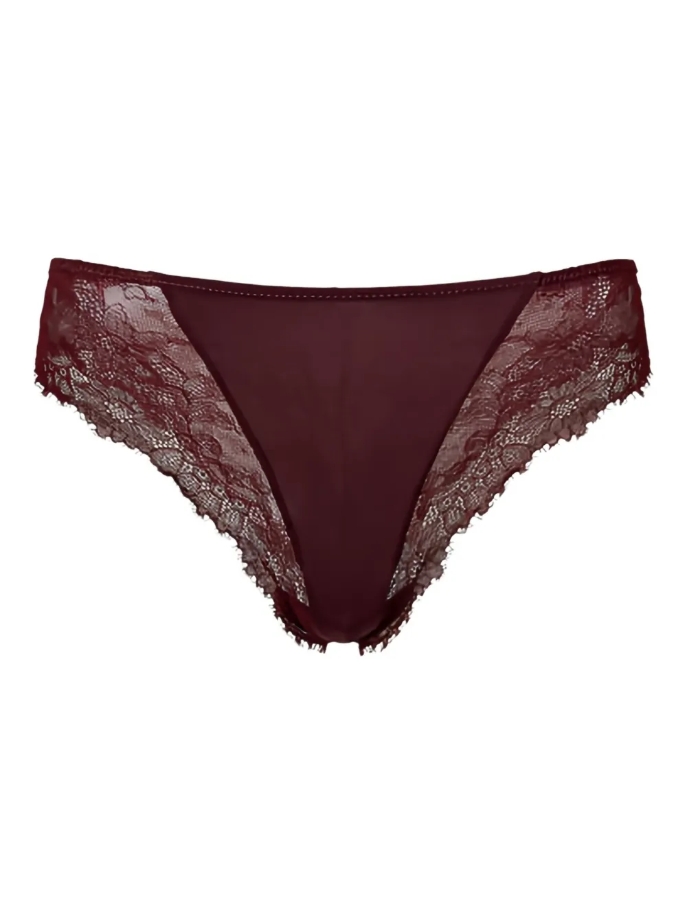 Сатиновые трусы с кружевной отделкой Twinset, красный
Сатиновые трусы с кружевной отделкой Twinset, красный