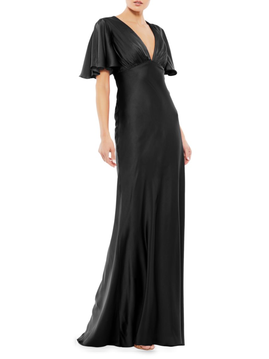 Атласное платье-футляр Ieena Mac Duggal, черный
Атласное платье-футляр Ieena Mac Duggal, черный