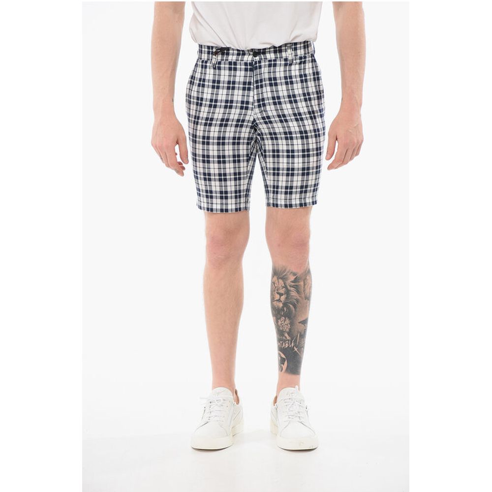 Клетчатые шорты из хлопка ID Corneliani, синий
Клетчатые шорты из хлопка ID Corneliani, синий