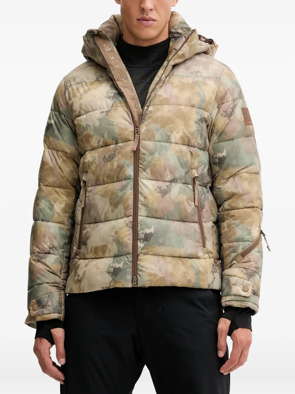 Лыжная куртка с капюшоном и камуфляжным узором Bogner Fire+Ice, бежевый
Лыжная куртка с капюшоном и камуфляжным узором Bogner Fire+Ice, бежевый