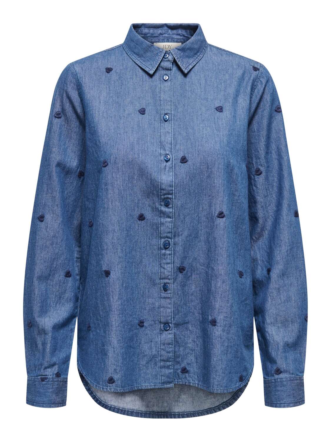 Блузка 'JDYLOVE' в синем дениме
Блузка 'JDYLOVE' в синем дениме