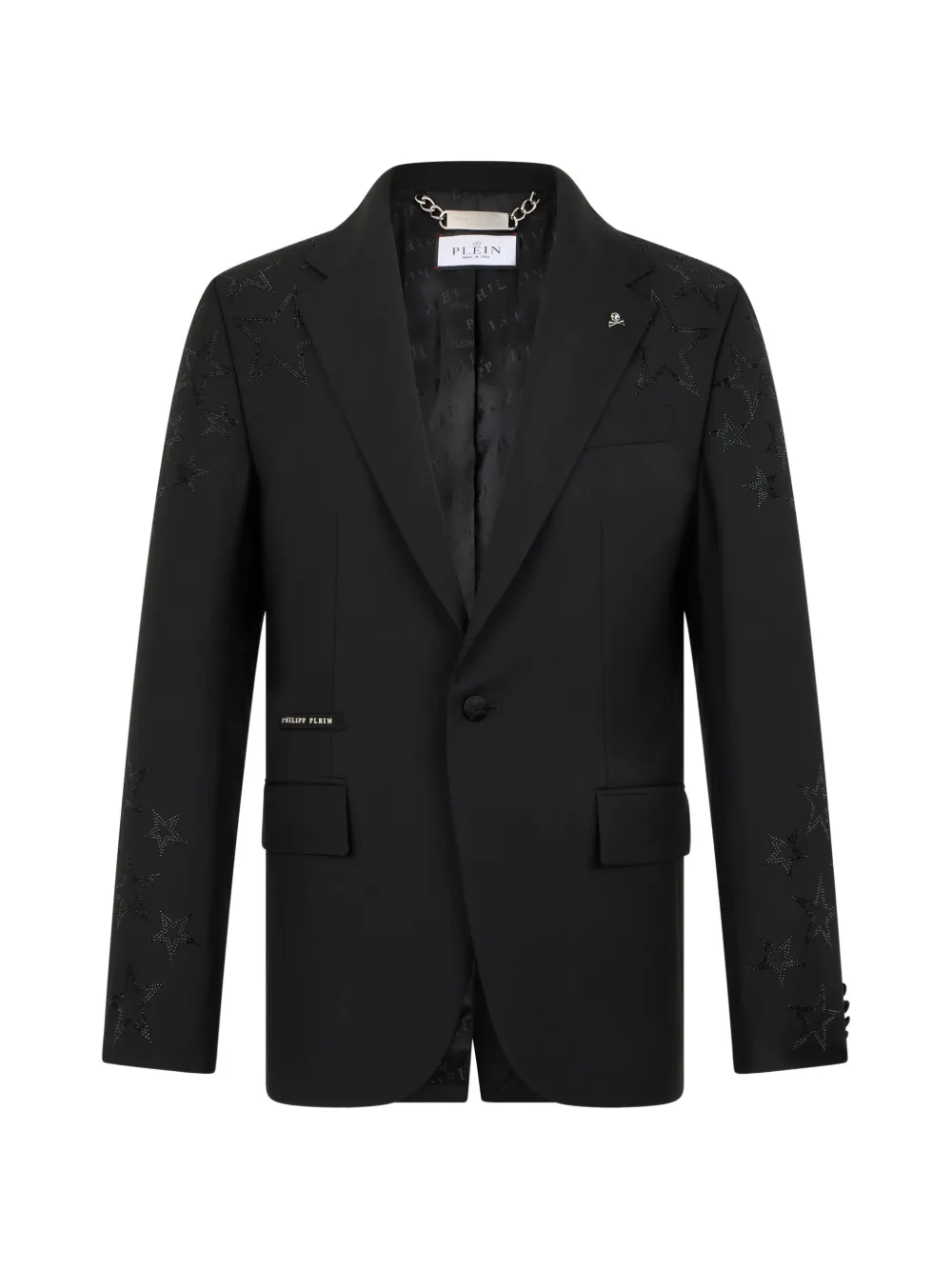 Пиджак с украшением в виде звезд из страз Philipp Plein, черный
Пиджак с украшением в виде звезд из страз Philipp Plein, черный