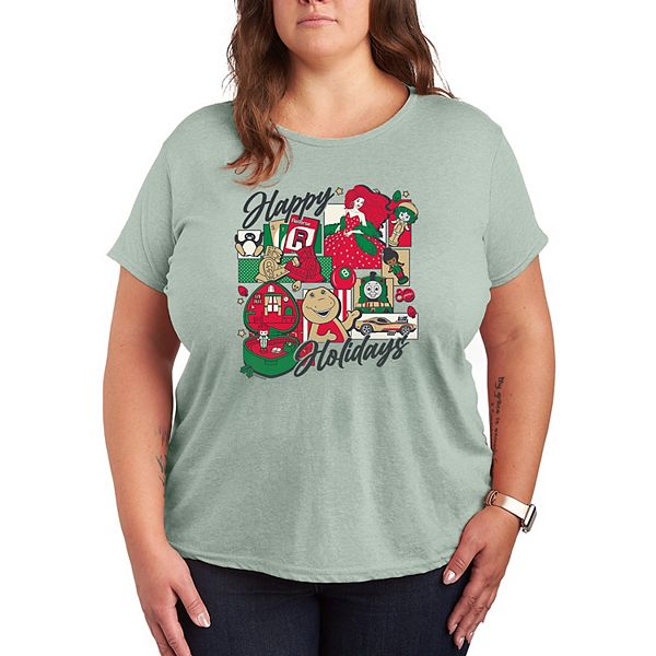 Футболка с коротким рукавом Happy Holidays Grid, Plus size Licensed Character, Heather Sea Foam
Футболка с коротким рукавом Happy Holidays Grid, Plus size Licensed Character, Heather Sea Foam