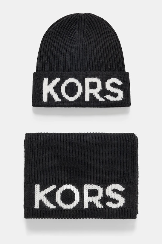 Шапка и шарф с добавлением шерсти Michael Michael Kors, черный
Шапка и шарф с добавлением шерсти Michael Michael Kors, черный