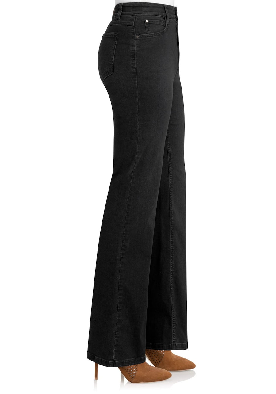 Расклешенные джинсы wonderjeans, черный
Расклешенные джинсы wonderjeans, черный
