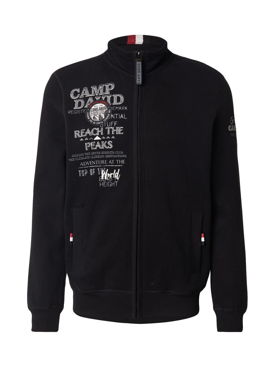 Худи с капюшоном на молнии CAMP DAVID, Black
Худи с капюшоном на молнии CAMP DAVID, Black