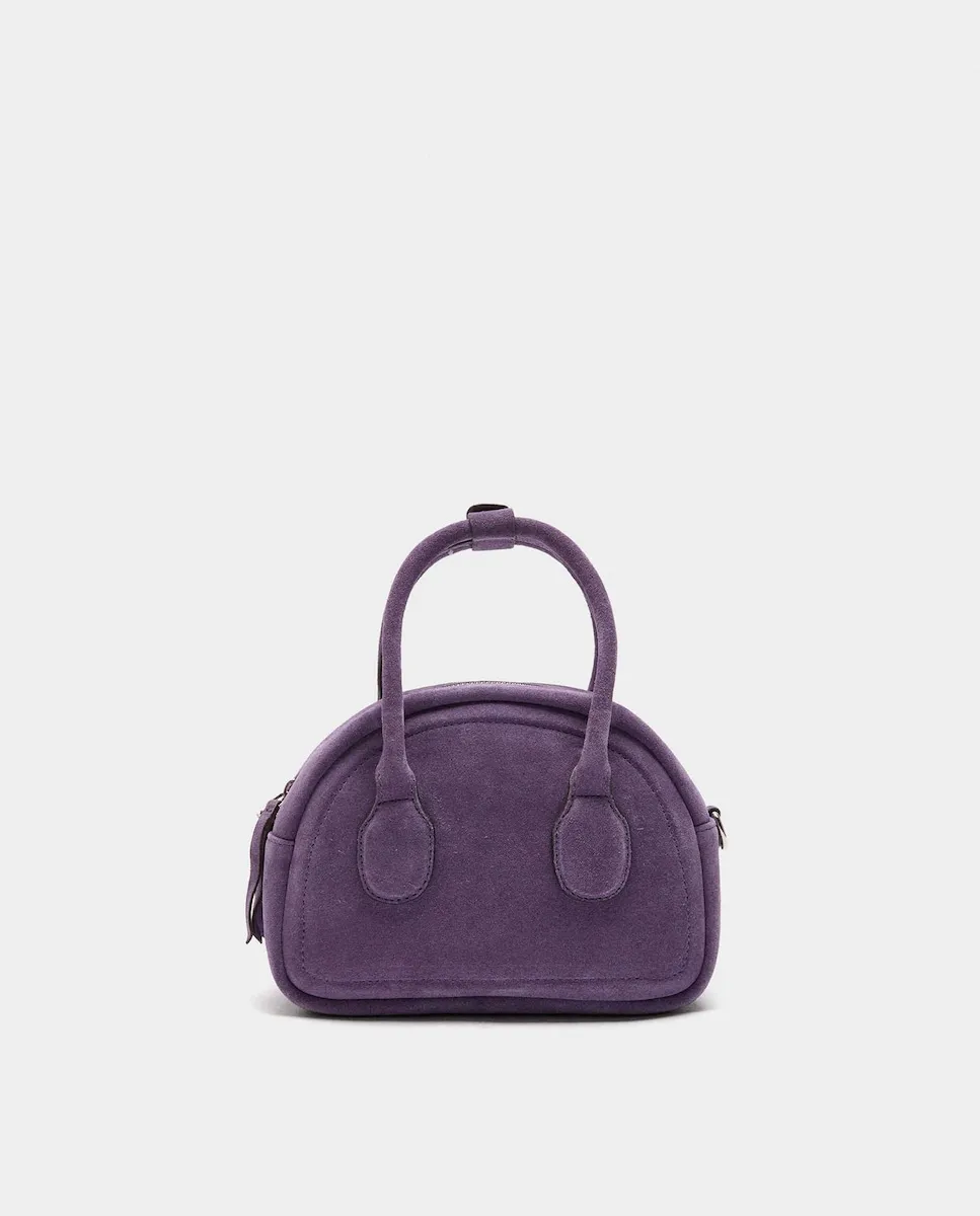 Кожаная сумка ручной работы, которую можно носить через плечо в стиле боулинг, с застежкой-молнией, гладкая Parfois, фиолетовый
Кожаная сумка ручной работы, которую можно носить через плечо в стиле боулинг, с застежкой-молнией, гладкая Parfois, фиолетовый