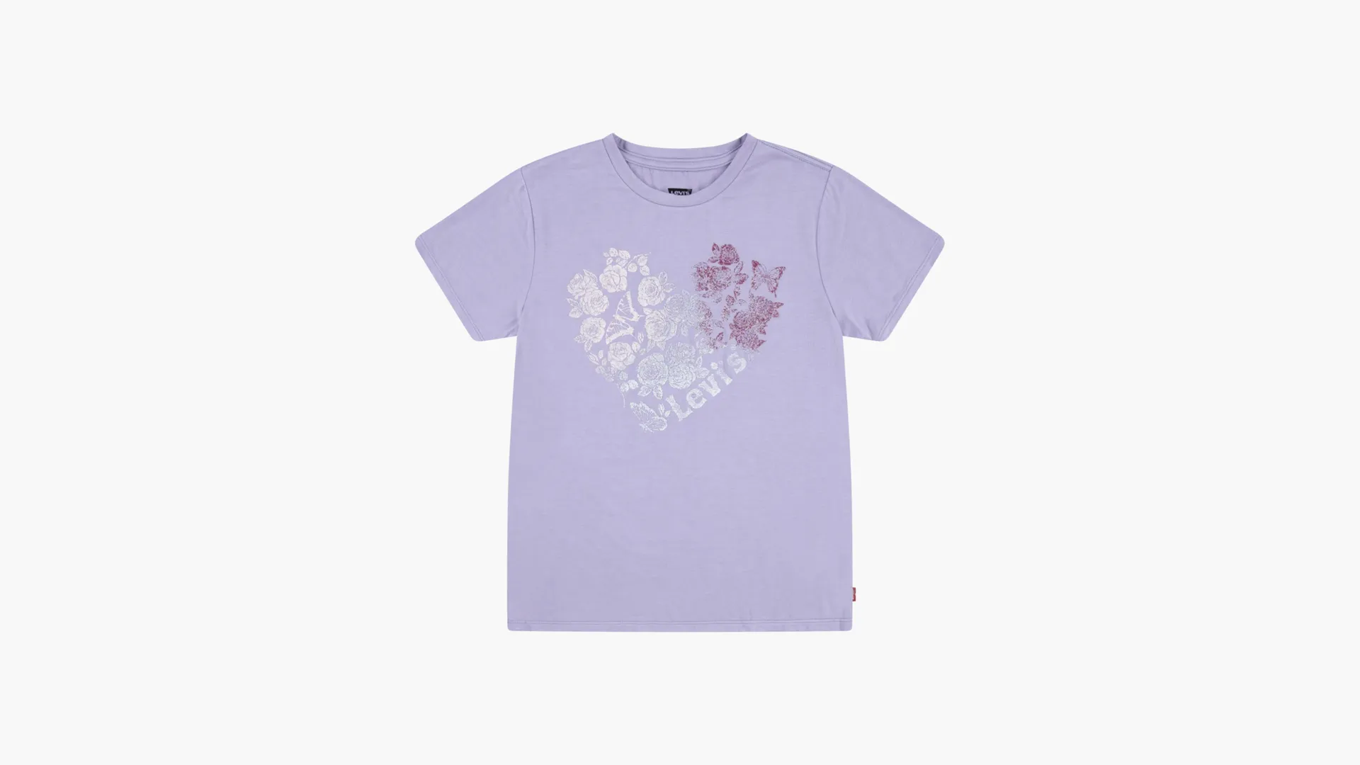 Футболка с сердечком для больших девочек 7–16 лет Levi's, цвет Heirloom Lilac
Футболка с сердечком для больших девочек 7–16 лет Levi's, цвет Heirloom Lilac