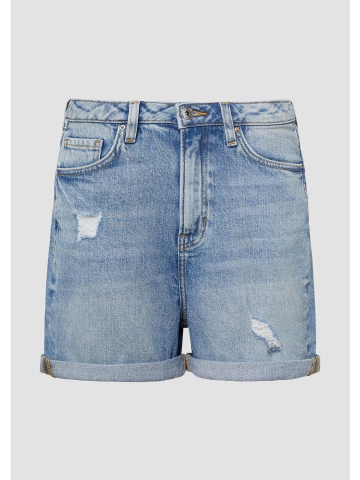 Тканевые шорты QS, синий 
Тканевые шорты QS, синий