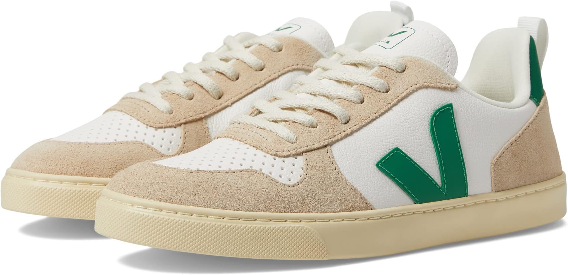 Кроссовки VEJA Kids Small V-10 L Chromefree, Extra/White/Emeraude/Almond
Кроссовки VEJA Kids Small V-10 L Chromefree, Extra/White/Emeraude/Almond