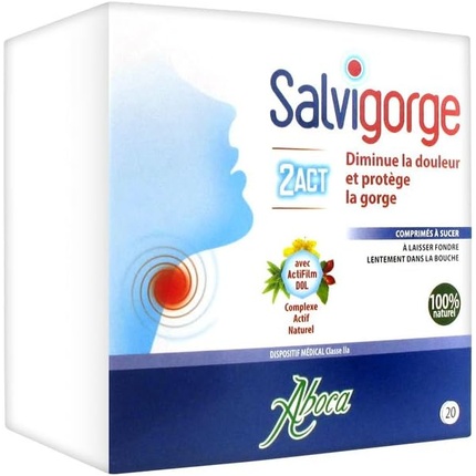 Salvigorge 2-Act травяная добавка 20 таблеток Aboca
Salvigorge 2-Act травяная добавка 20 таблеток Aboca
