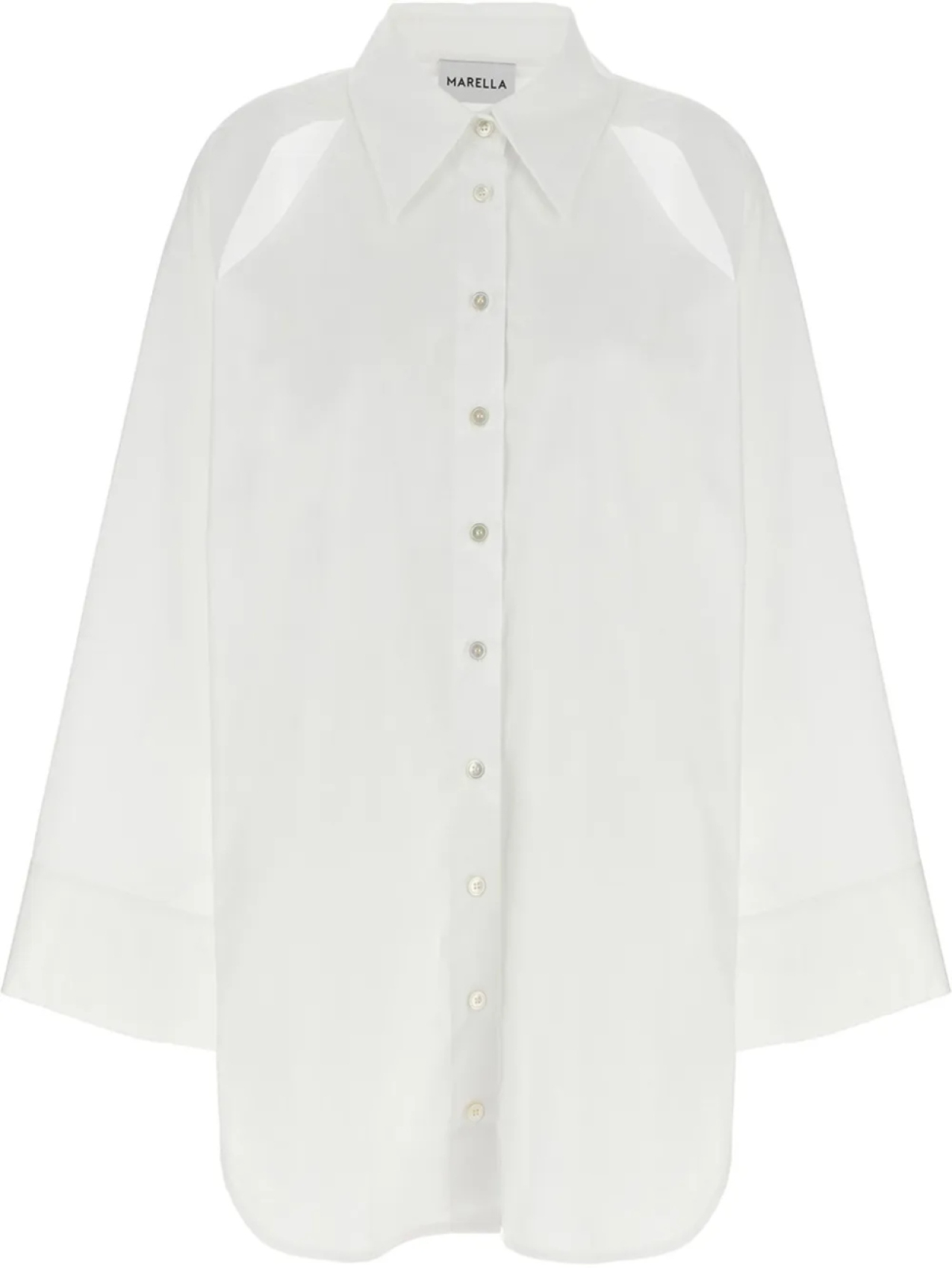 Рубашка из капсульной коллекции X Эмили Ратаковски Marella, белый
Рубашка из капсульной коллекции X Эмили Ратаковски Marella, белый