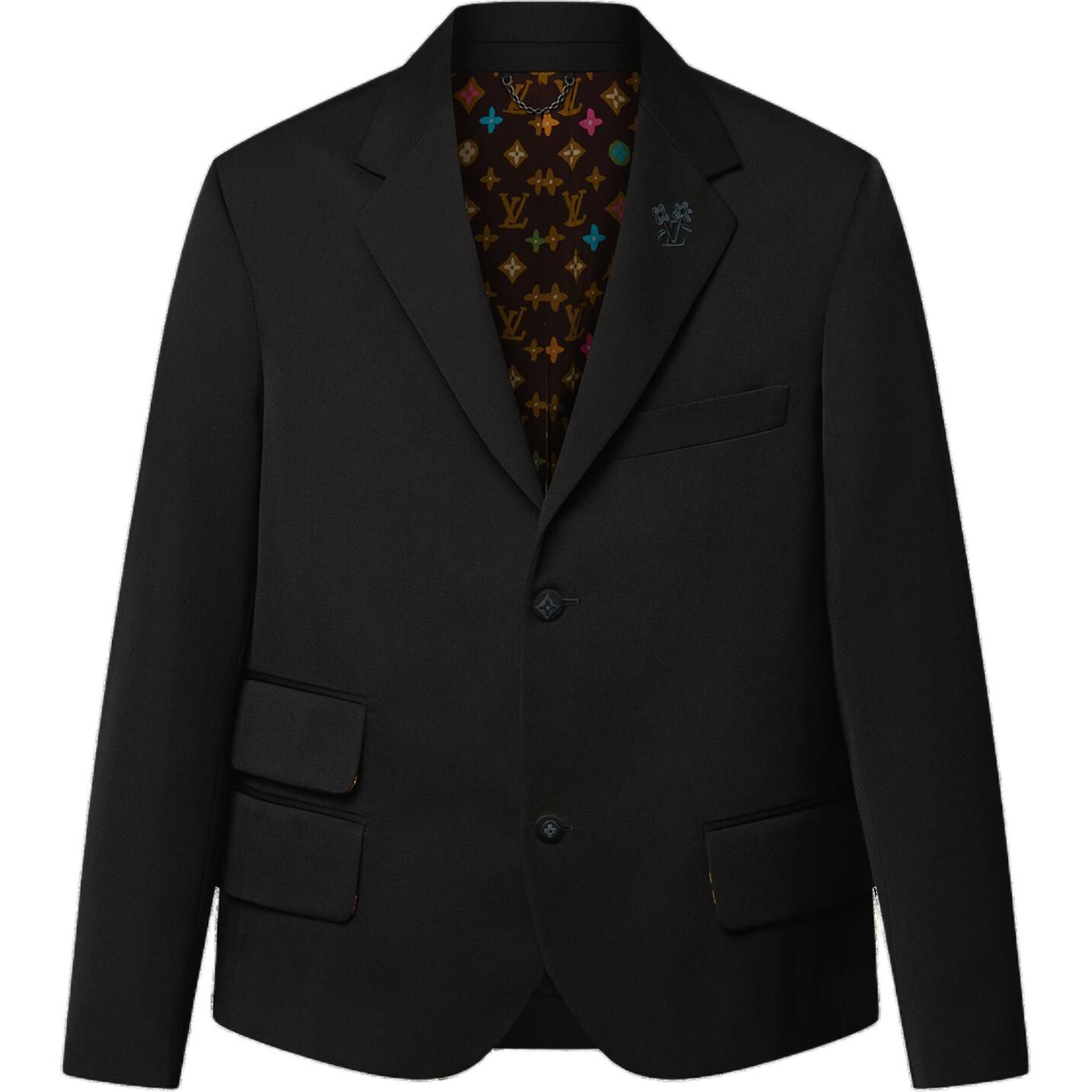 Деловой костюм мужской черный Louis Vuitton, черный
Деловой костюм мужской черный Louis Vuitton, черный
